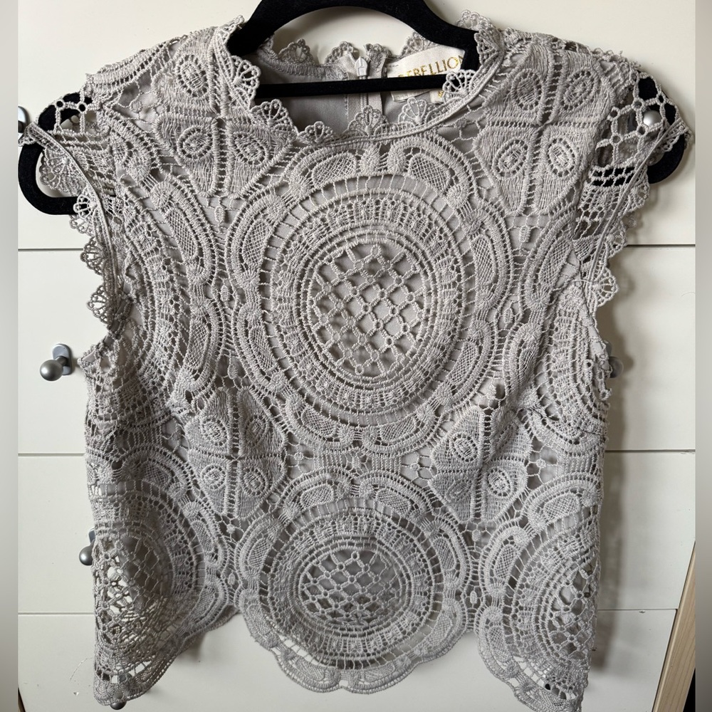 Rebellion Again lace top